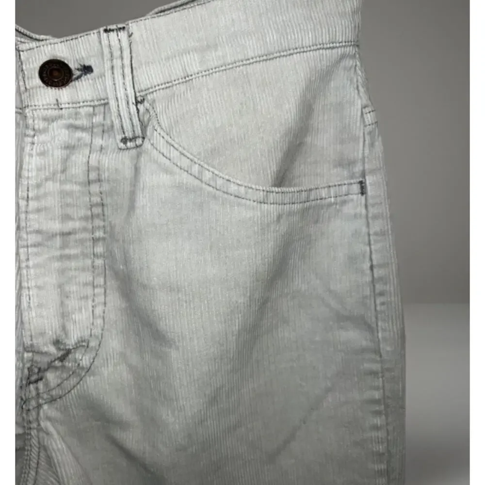 VTG Levi’s Gray Corduroy Pants White Tab High Rise Straight Leg 29x30 Women’s - Picture 2 of 6